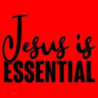 Jesus Is Essential Santa Hat thumb 1