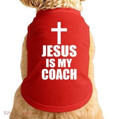 Jesus Is My Coach Doggie Tank
