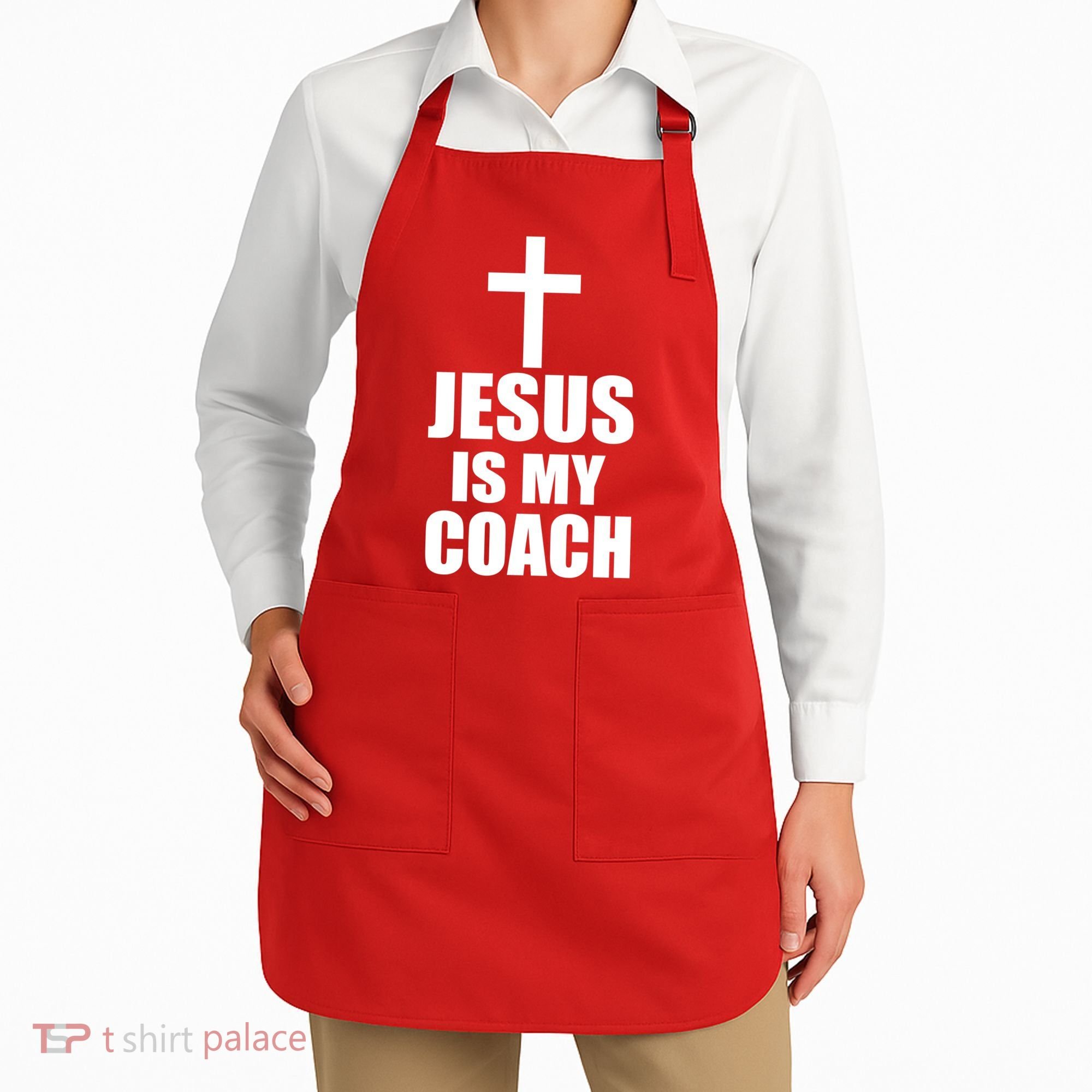 Jesus Is My Coach Apron