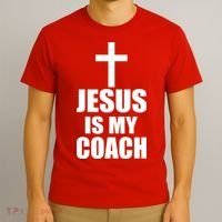 Jesus Is My Coach T-Shirt thumb 3