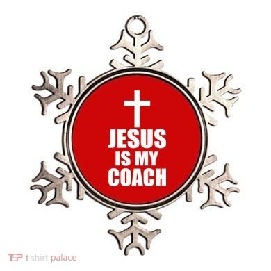 Jesus Is My Coach Ornament