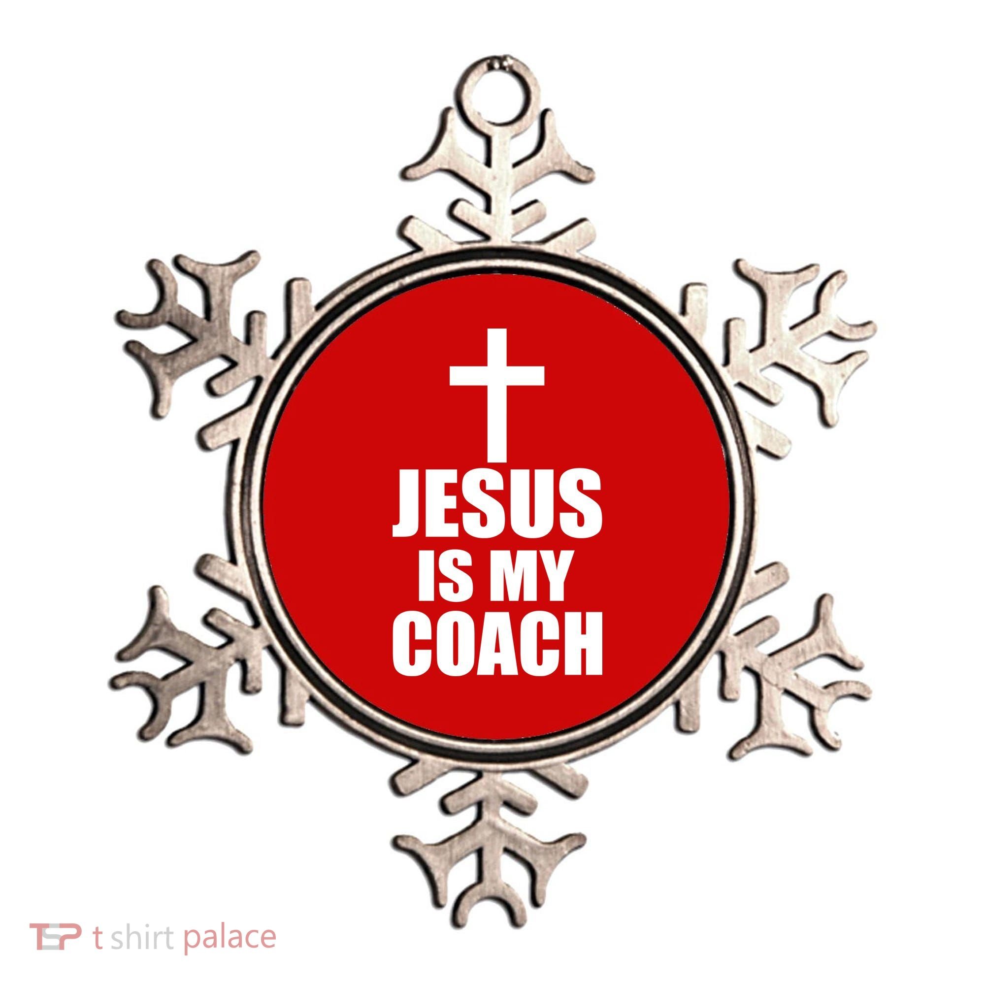 Jesus Is My Coach Ornament