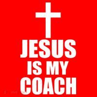Jesus Is My Coach Ornament thumb 1
