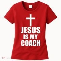 Jesus Is My Coach Women's T-Shirt thumb 0