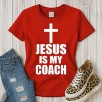 Jesus Is My Coach Women's T-Shirt thumb 3