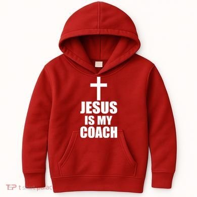 Jesus Is My Coach Kids Hoodie