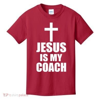 Jesus Is My Coach Kids T-Shirt