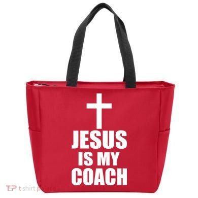 Jesus Is My Coach Tote Bag