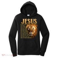 Jesus Is My God My King Lion Women's Hoodie thumb 0