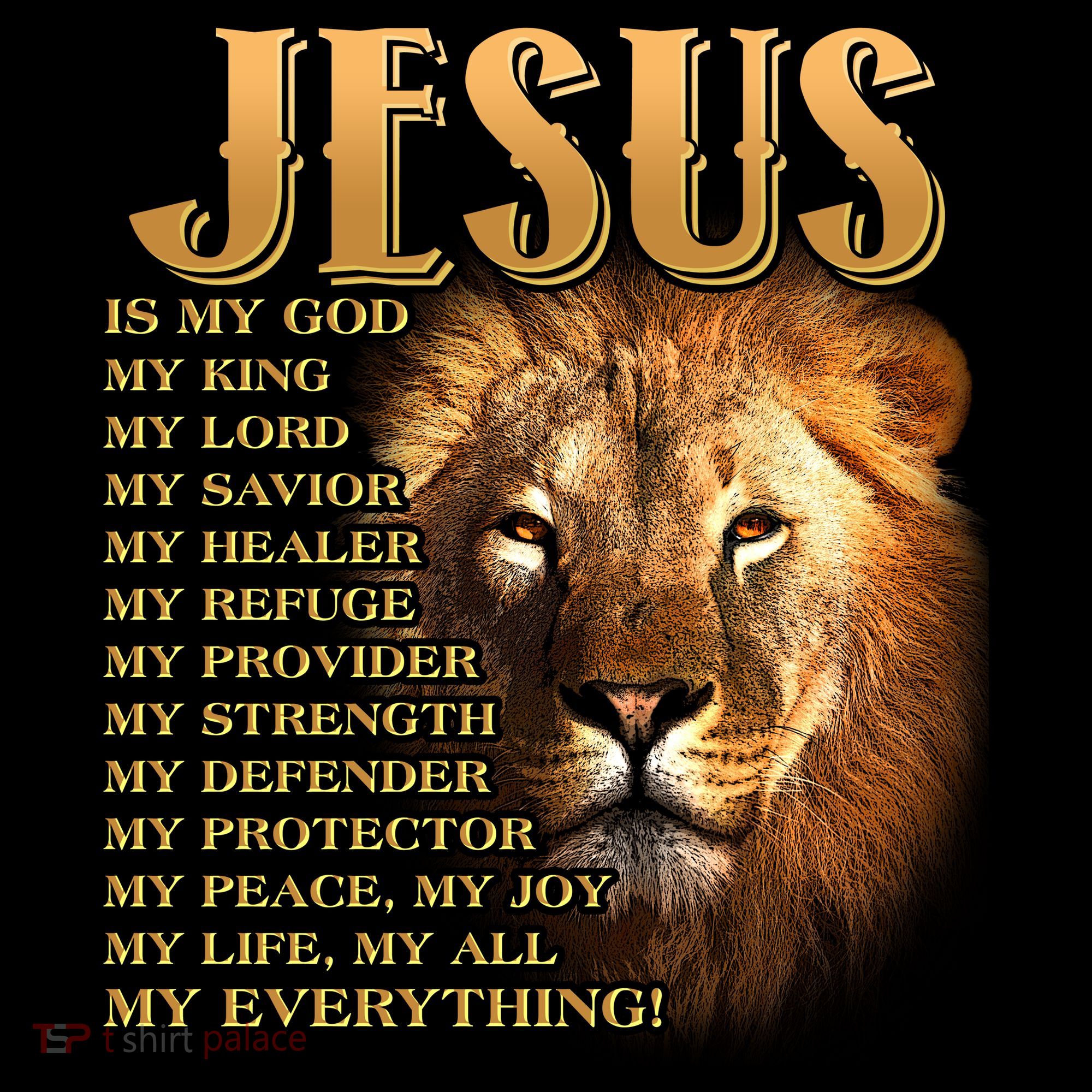 Jesus Is My God My King Lion Women's Hoodie