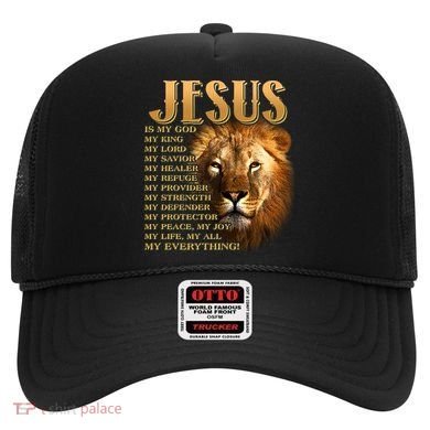 Jesus Is My God My King Lion Hat