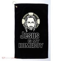 Jesus Is My Homeboy Golf Towel thumb 0