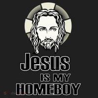 Jesus Is My Homeboy Golf Towel thumb 3