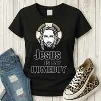 Jesus Is My Homeboy Women's T-Shirt thumb 3