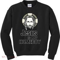 Jesus Is My Homeboy Kids Sweatshirt thumb 0