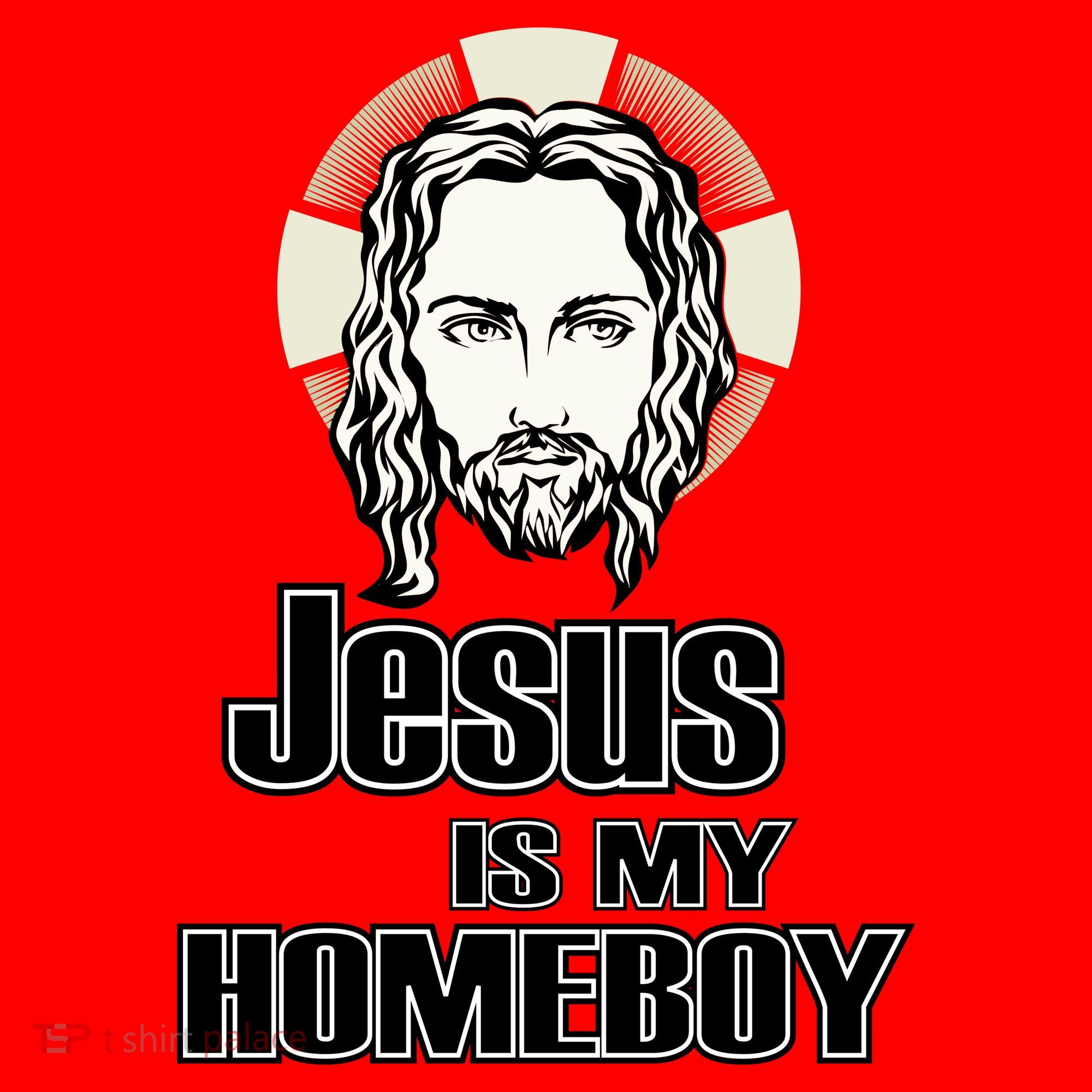 Jesus Is My Homeboy Santa Hat
