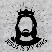 Jesus Is My King Long Sleeve Shirt thumb 2