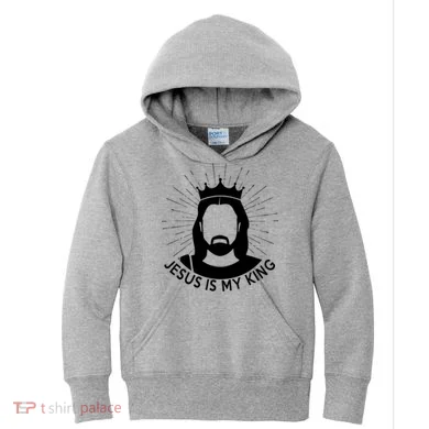 Jesus Is My King Kids Hoodie