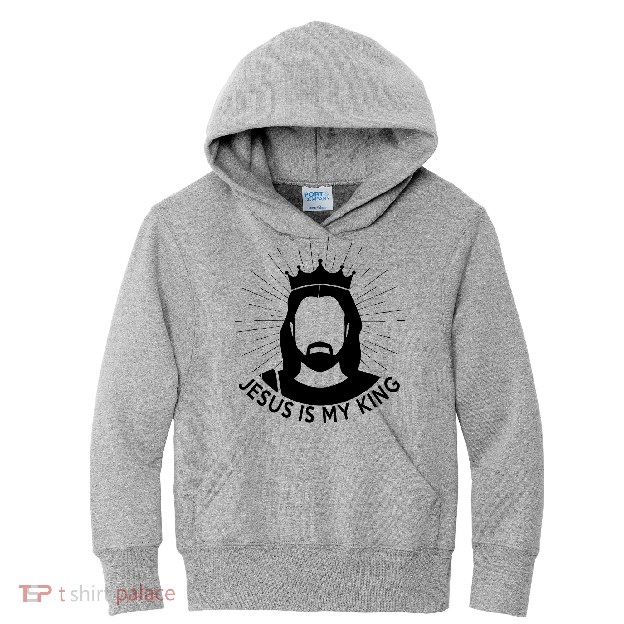 Jesus Is My King Kids Hoodie