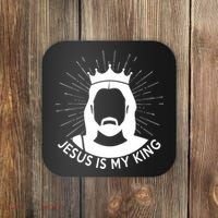 Jesus Is My King Coaster thumb 0