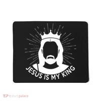 Jesus Is My King Mousepad thumb 0