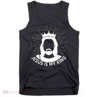Jesus Is My King Tank Top thumb 0