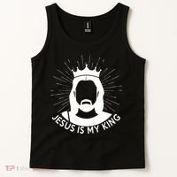 Jesus Is My King Tank Top thumb 2