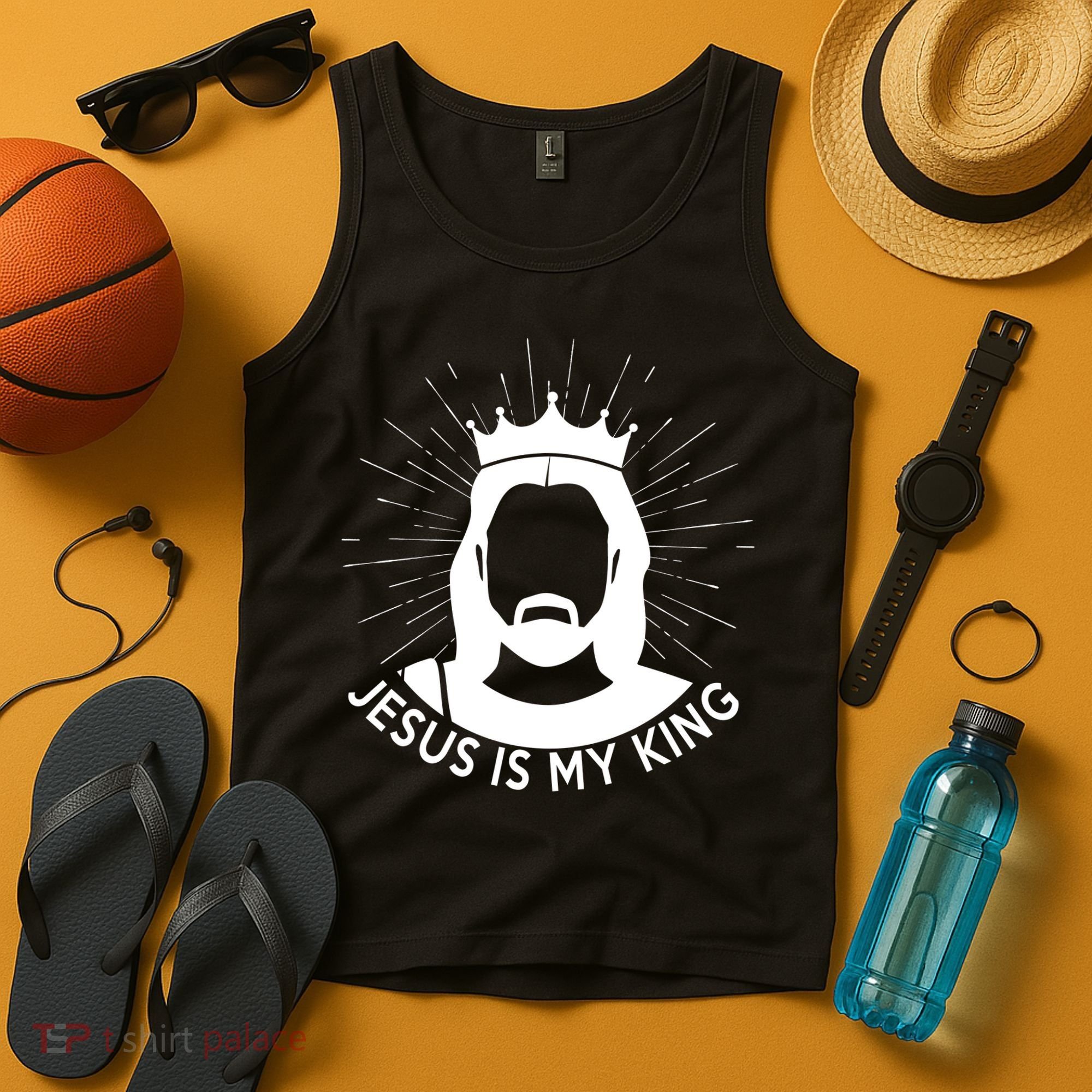 Jesus Is My King Tank Top