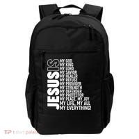 Jesus Is My Life My All My Everything Backpack thumb 0