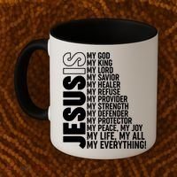 Jesus Is My Life My All My Everything Coffee Mug thumb 2