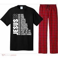 Jesus Is My Life My All My Everything Pajama Set thumb 0