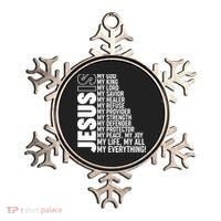 Jesus Is My Life My All My Everything Ornament thumb 0