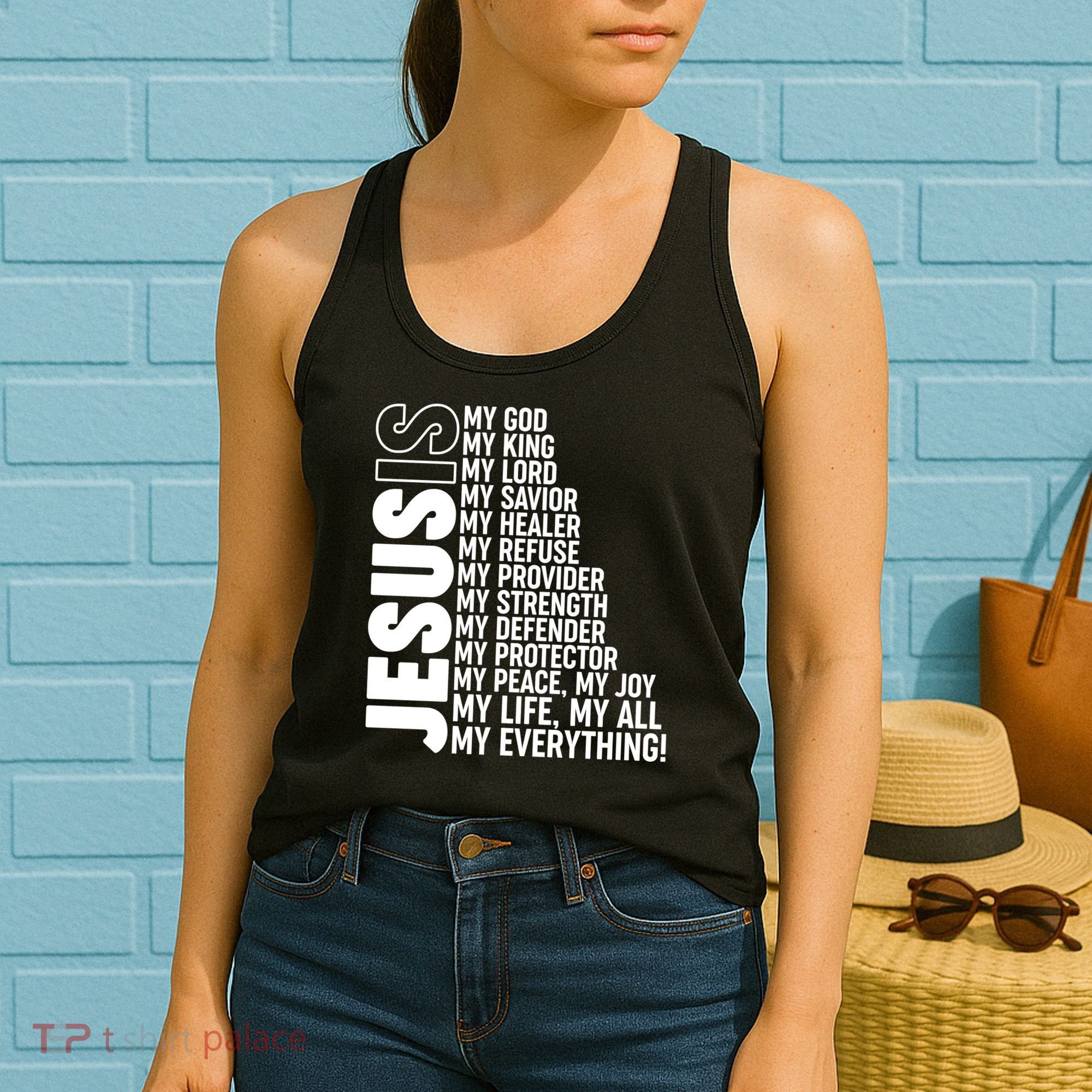 Jesus Is My Life My All My Everything Women's Tank Top