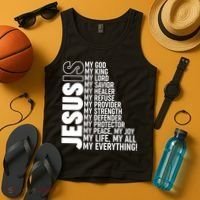 Jesus Is My Life My All My Everything Tank Top thumb 4