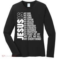 Jesus Is My Life My All My Everything Women's Long Sleeve Shirt thumb 0