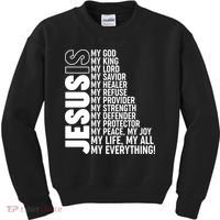 Jesus Is My Life My All My Everything Kids Sweatshirt thumb 0