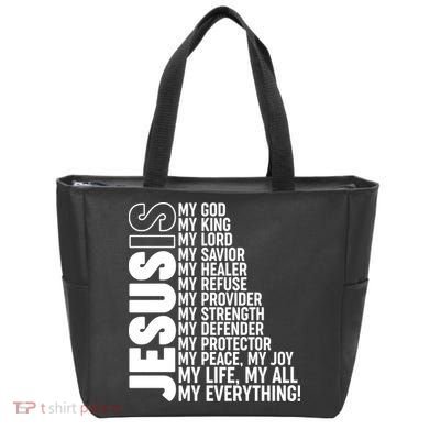 Jesus Is My Life My All My Everything Tote Bag