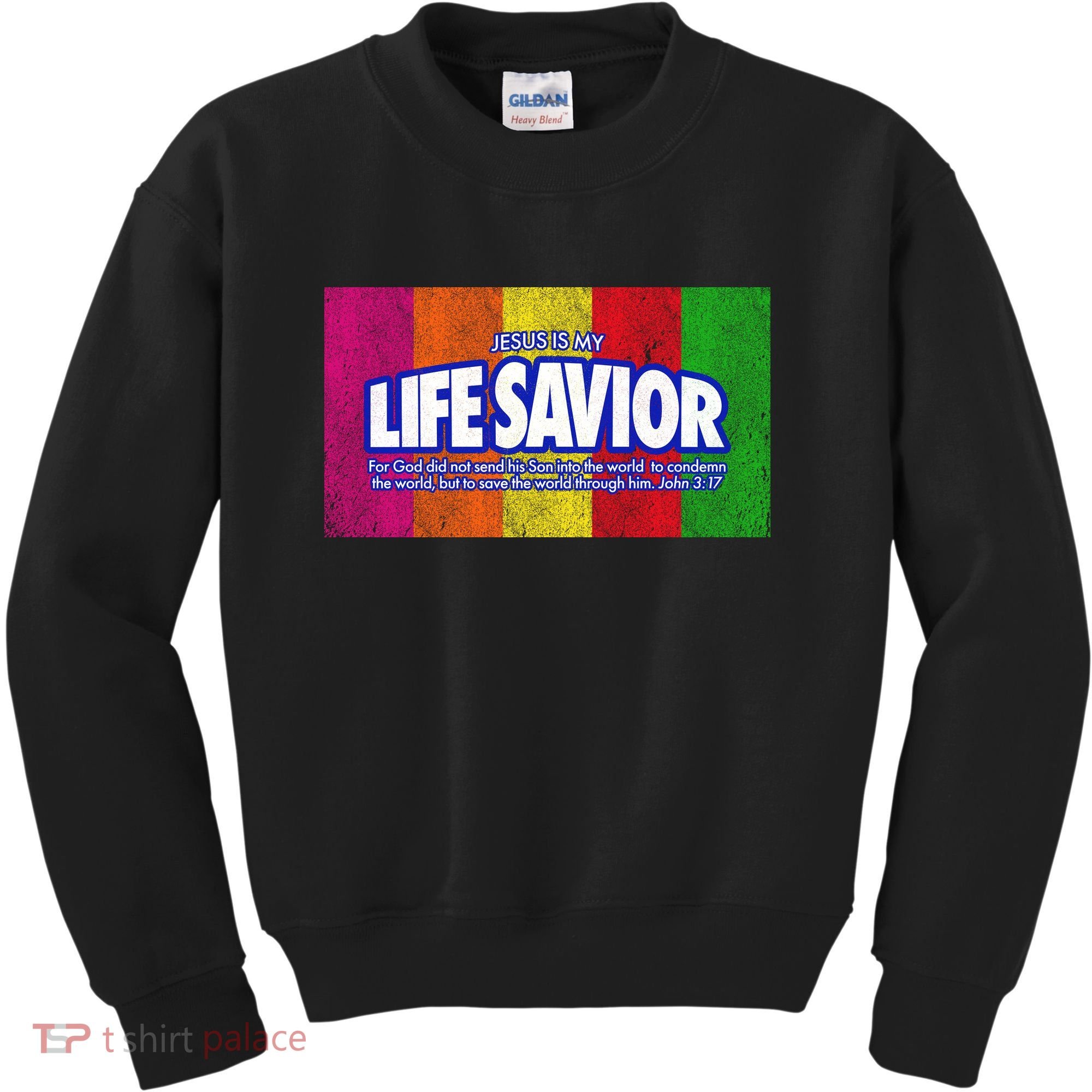 Jesus Is My Life Savior Kids Sweatshirt