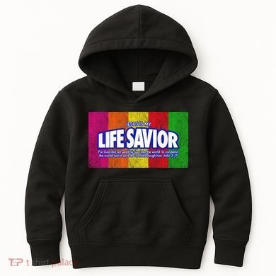 Jesus Is My Life Savior Kids Hoodie