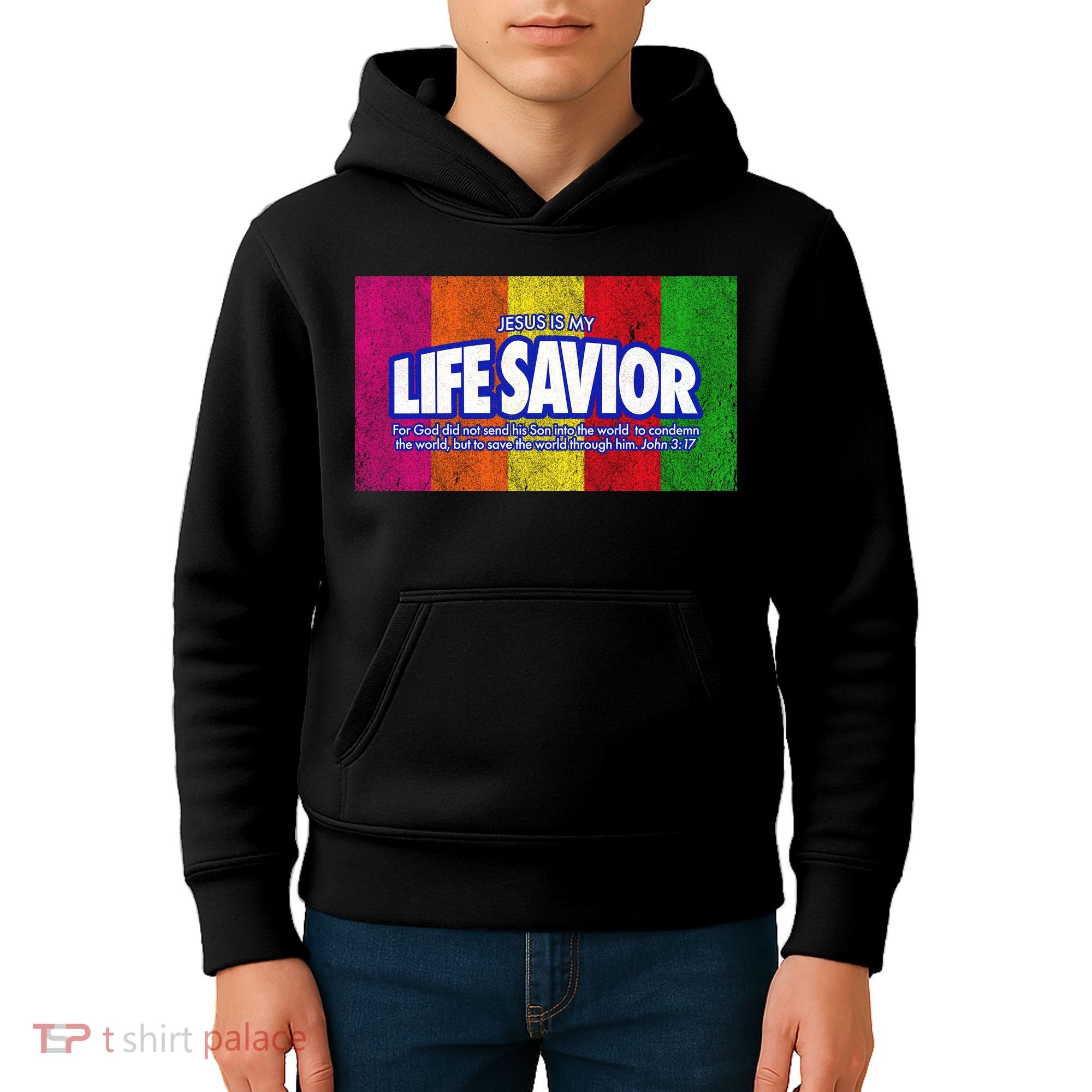Jesus Is My Life Savior Kids Hoodie