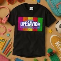 Jesus Is My Life Savior Kids T-Shirt thumb 3