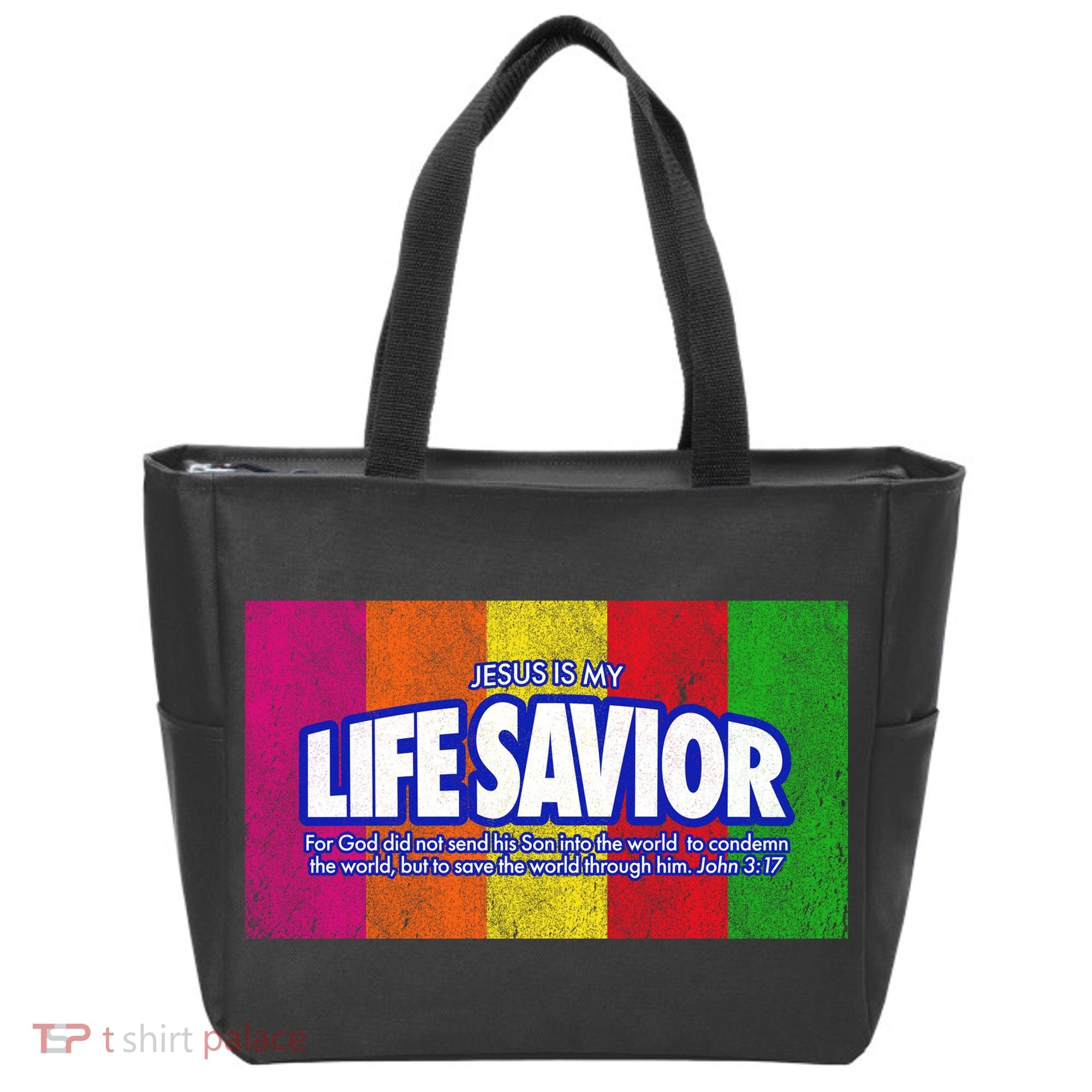 Jesus Is My Life Savior Tote Bag