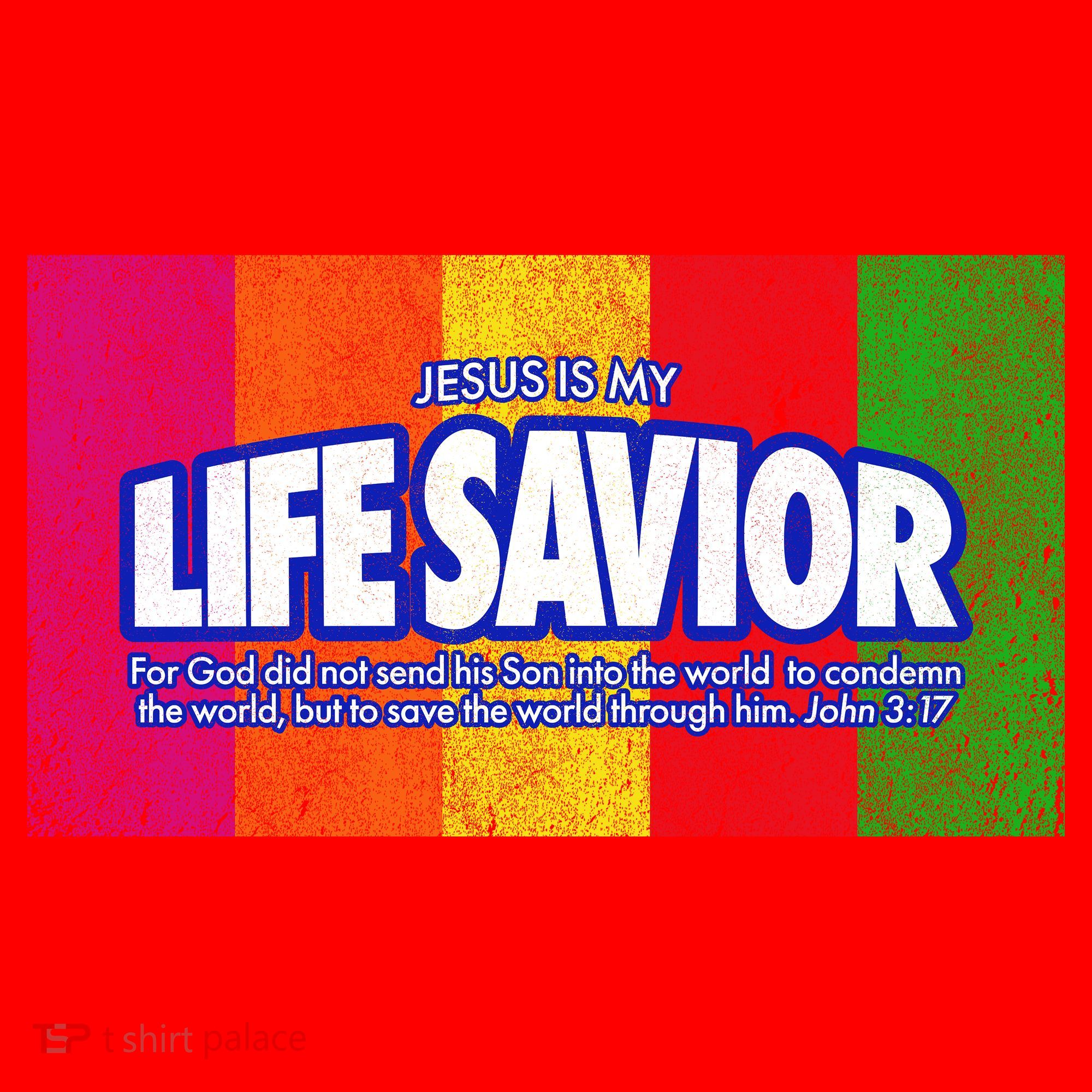 Jesus Is My Life Savior Santa Hat