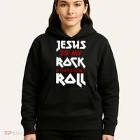 Jesus Is My Rock & Roll Hoodie thumb 5