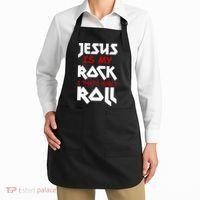Jesus Is My Rock & Roll Apron thumb 2