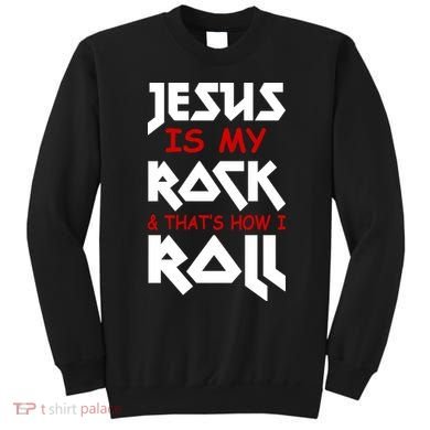 Jesus Is My Rock & Roll Sweatshirt