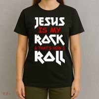Jesus Is My Rock & Roll T-Shirt thumb 4