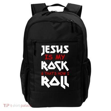 Jesus Is My Rock & Roll Backpack