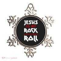 Jesus Is My Rock & Roll Ornament thumb 0