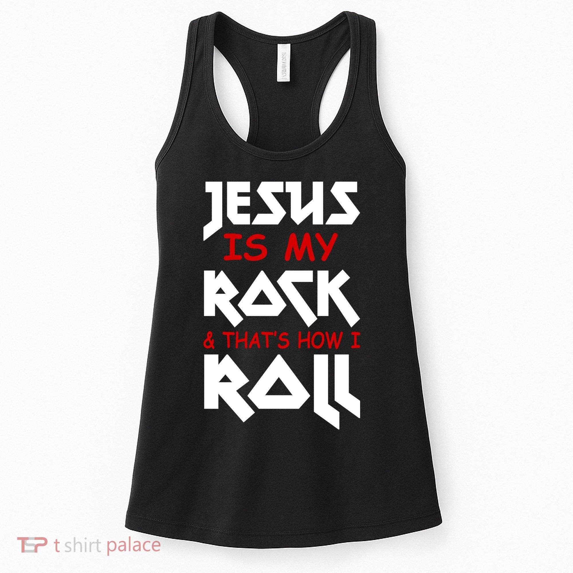 Jesus Is My Rock & Roll Women's Tank Top